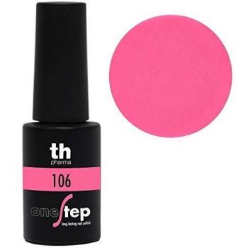 Thader Th Pharma - Esmalte de Uñas Permanente Step One/Pintauñas Permanente Brillo Infinito, Cobertura Total de Larga Duración y de Rápido Aplicado, Nº106, 6 ml