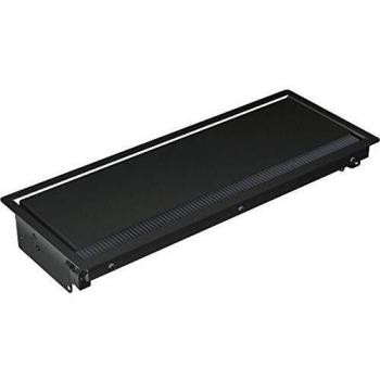 Marco de Montaje Negro, RAL9017 - Armario de Distribución Vacío, 58x387mm, Código 911.003
