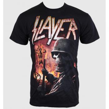 Slayer Torch Black Men's T-Shirt - ROCK OFF XL