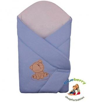 BlueberryShop Clásica Manta para Envolver al Recién Nacido Sábana Bajera Edredón 100% Algodón Regalo Cumpleaños