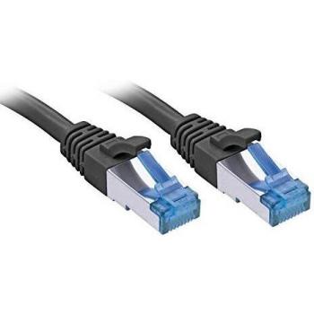 Cable de red RJ45 Cat6a S/FTP 10 m Negro Lindy 47418