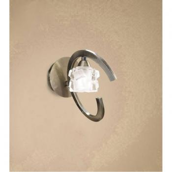 Aplique de pared Ice 1 Luz G9 en latón envejecido