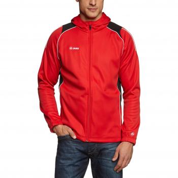 Jako Kapuzenjacke Attack 2.0 - Soft shell para hombre, color rojo / negro, talla 2XL