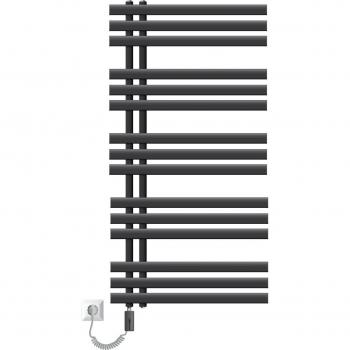 Radiador Toallero Antracita 60x120cm con Elemento Calefactor 1200W y Termostato Touch Control