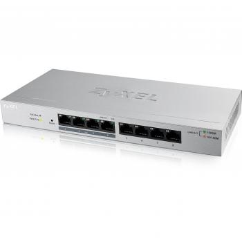 Zyxel Gigabit Switch EE 8 Puertos PoE+ - Web configurable, con 60 vatios [GS1200-8HP]
