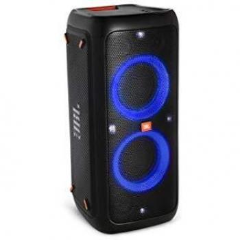 JBL PartyBox 300 - Altavoz inalámbrico portátil con Bluetooth, parlantes con efectos de luces, resistente al agua, hasta 18h de reproducción, negro