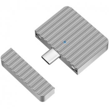 Carcasa Externa M.2 2230 NVMe SSD USB 3.1 Plateada