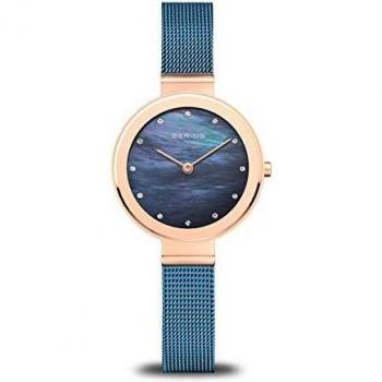 Bering womens analogue quartz watch with stainless steel strap 10128368