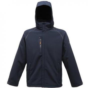 Chaqueta Softshell con Capucha para Hombre Repeller Aislante Azul Marino Talla L