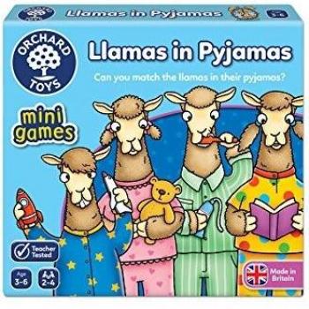 Orchard Toys Mini Juego de Llamas, pequeño y Compacto, Juego de Viaje, Juego Educativo, Juego de Vacaciones, niños de 3 a 6 años