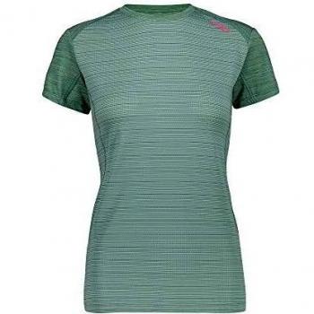 CMP T-Shirt Stretch E Traspirante con Protezione UPF 40 Camiseta, Mujer, Neptune, D42