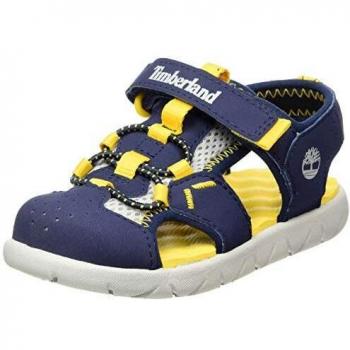 Timberland Perkins Row Fisherman, Sandalias Punta Cerrada Unisex Niños, Azul
