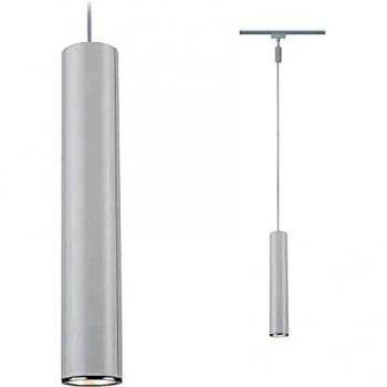 Lámpara Colgante URail Catalejo LED GU10 Máx. 10W Blanco/Cromo Mate