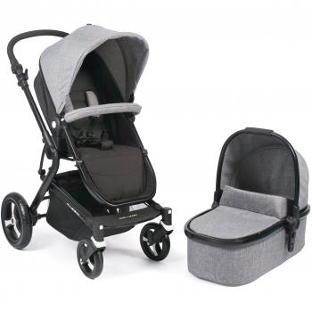 Carrito de bebé combi CHIC4BABY Passo, gris jeans