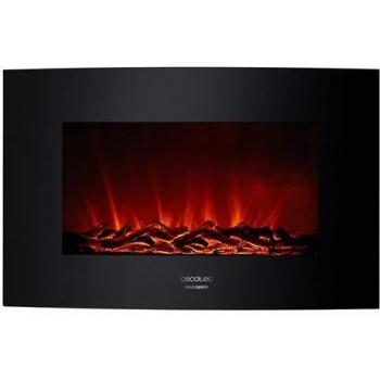 Cecotec Chimenea electrica Decorativa de Pared Ready Warm 3500 Curved Flames