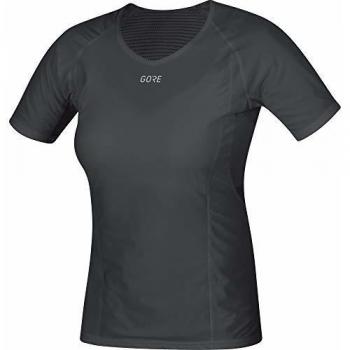 Gore Wear Women's Windstopper Short Sleeve Base Layer Shirt - Black - Size L