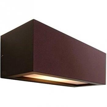 Aplique LED Rilongo Antracita E27 Doble Emisión IP54 230V