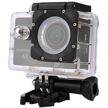 Avenzo AV711 - Cámara deportiva 4k compacta, color negro