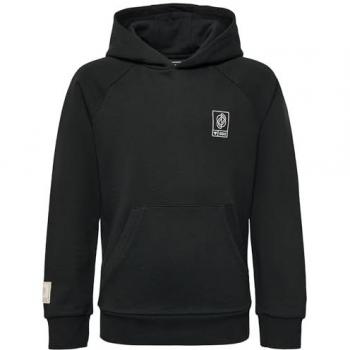 Sudadera con Capucha Hummel para Niños Negra Regular Fit