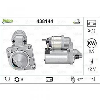 Motor de Arranque Valeo 438144 - Tipo: Motor de arranque; Marca: Valeo; Modelo: 438144
