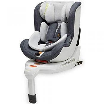 Babify Protect-Fix Silla de Coche Isofix Giratoria 360º - Grupo 0+ 1