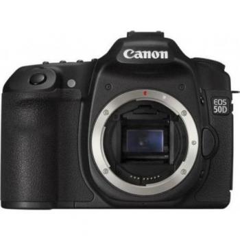 Used Canon EOS 50D DSLR Camera Body, 15.1MP, Black