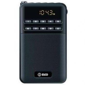Radio FM Ranura para Tarjeta Micro-SD Pantalla Digital Altavoz Incorporado Batería Recargable Entrada de Auriculares Botón de Encendido Colores: Azul, Blanco, Negro Dimensiones: 97 x 57 x 23mm