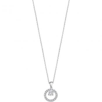 Collar Lotus Silver LP3080-1/1 Pure Essential para Mujer de Plata con Circonita y Motivo de Flor