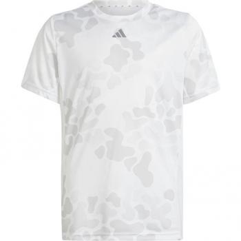 Camiseta Adidas Essentials TR-ES AOP Infantil Blanco