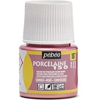Pintura para Porcelana 150 - Efecto Moiré Rosa - 45 ml