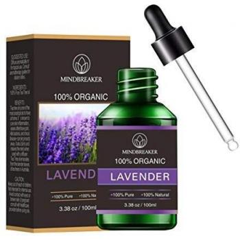 Aceite Esencial de Lavanda Orgánica, Aceites Perfumados de Aromaterapia Orgánica Aceites Esenciales 100% Puros Terapéuticos de Grado Premium - Botellas