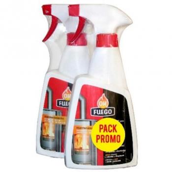 2 pzas. Limpiador Cristales OK Fuego Antihollin 2PZ 500 ML