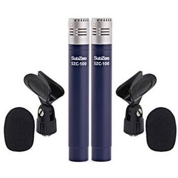 Micrófono de Condensador Tipo Lápiz SubZero SZC-100 Par