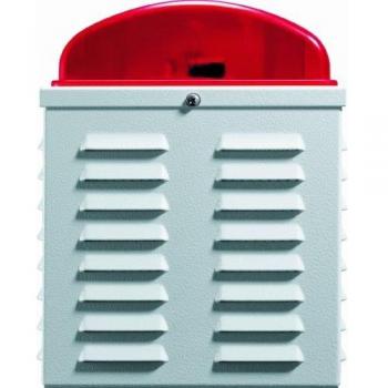 Gira 095600 - Sirena con Alarma inalámbrica con luz para Exteriores, Color Blanco