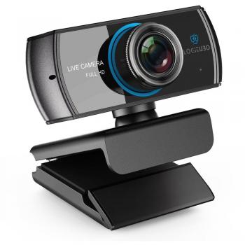 LOGITUBO HD Webcam 1080P/1536P Cámara de transmisión en vivo con micrófonos duales Web Cam funciona con XBox One/PC/ Macbook/TV Box Compatible con OBS/Facebook/YouTube