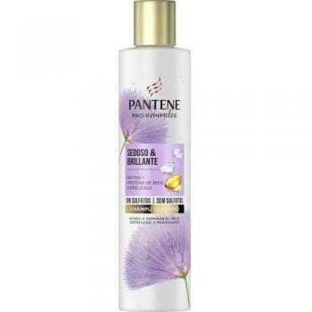 Champú Reparador Pantene Pro-V Miracles Sedoso y Brillante 250 ml con Biotina y Keratina para Pelo Seco y Dañado