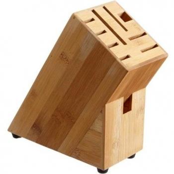 Zeller 25319 Bloque para Cuchillos, Madera, Marrón, 22x9x22 cm