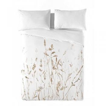 Funda Nórdica Estampada Naturals - 100% Algodón Extra Suave - Incluye Funda Nórdica + 2 Fundas de Almohada - Fabricado en España - Modelos Florales - Cama