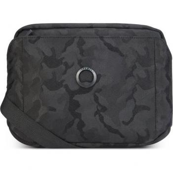 Delsey Paris Bandolera Picpus Mini Bag en textil negro gris