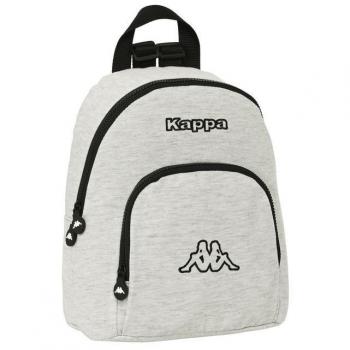 Mini Mochila Kappa 'Grey Knit' 25x30x13cm - Safta