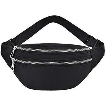 Hapkou Riñoneras Mujeres Hombres Moda Riñonera Deportiva Impermeable Ajustable Running Bolso de Cintura Bandorela para Correr Marcha Viajar