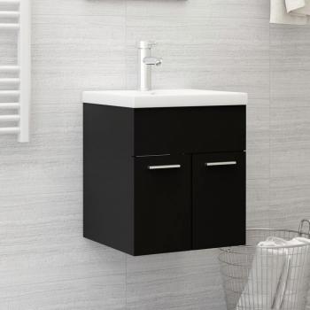 Armario para lavabo Trinidad Negro 46X41x38,5 cm
