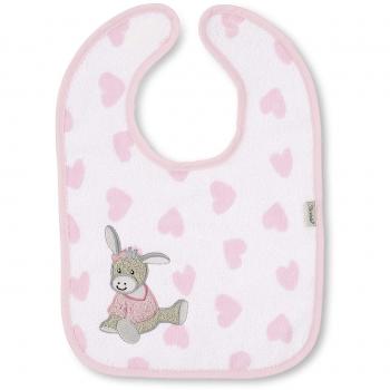 Sterntaler Babero de velcro Chica Emmi, Tamaño: 26 x 38 cm, Rosa