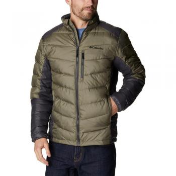 Columbia - Plumífero de hombre Labyrinth Loop Omni-Heat Infinity verde oliva - L