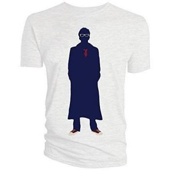 Dr Who - Camiseta - Manga corta - Hombre Gris gris Small