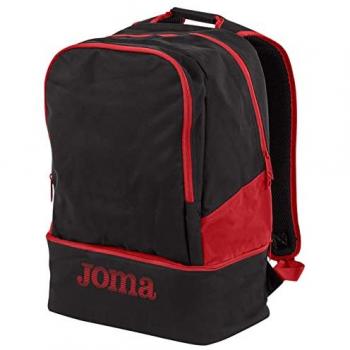 Mochila Joma Estadio III Negro Rojo 23,8 L Backpack 400234-106