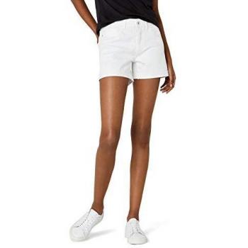 Vero Moda NOS Vmhot Seven NW Dnm Fold Shorts Mix Noos Pantalones Cortos para Mujer , Blanco