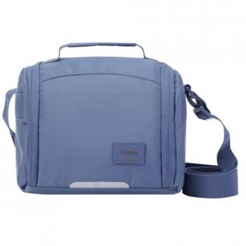 Portameriendas Eco-friendly TOTTO Grafito - Bolsa Térmica 9L, Apertura 180º, Asa de Mano y Correa Ajustable