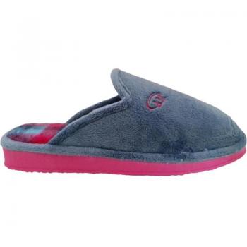 Zapatilla Casa Amoros Marle Destalonada con Logo Bordado, Cómoda y Suela Antideslizante para Mujer GALIANA MARLE AZUL