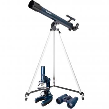 Conjunto Levenhuk LabZZ MTB3: Microscopio, Telescopio y Prismáticos para Exploración Científica